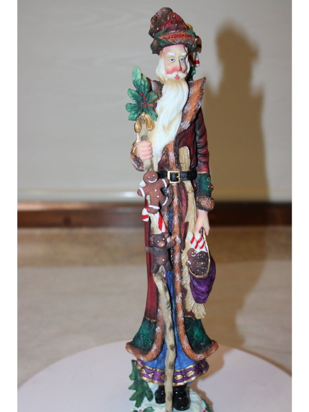 Lenox Pencil Santa - Candyland Santa - 2000